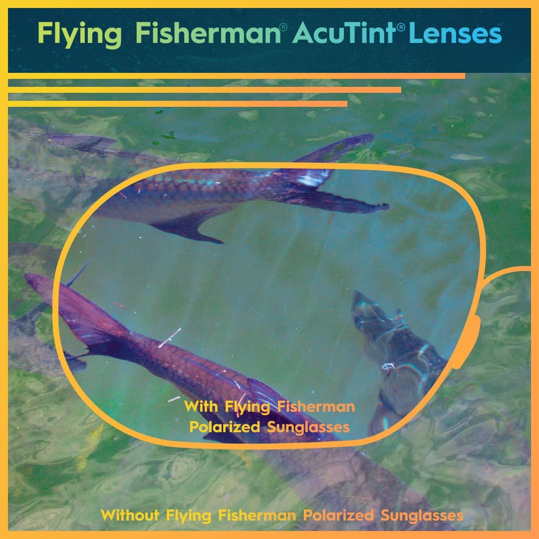 Polarized Fishing Sunglasses with AcuTint UV Blocker - Outdoor Sports Eye Protection