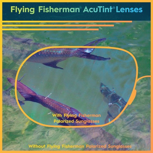 Flying Fisherman Razor Polarized Sunglasses - AcuTint UV Blocker for Fishing & Outdoor Sports