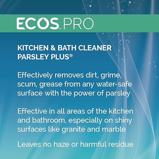 ECOS PRO PL9746/6 All-Purpose Kitchen-Bathroom Cleaner, Parsley Plus (Pack of 6)