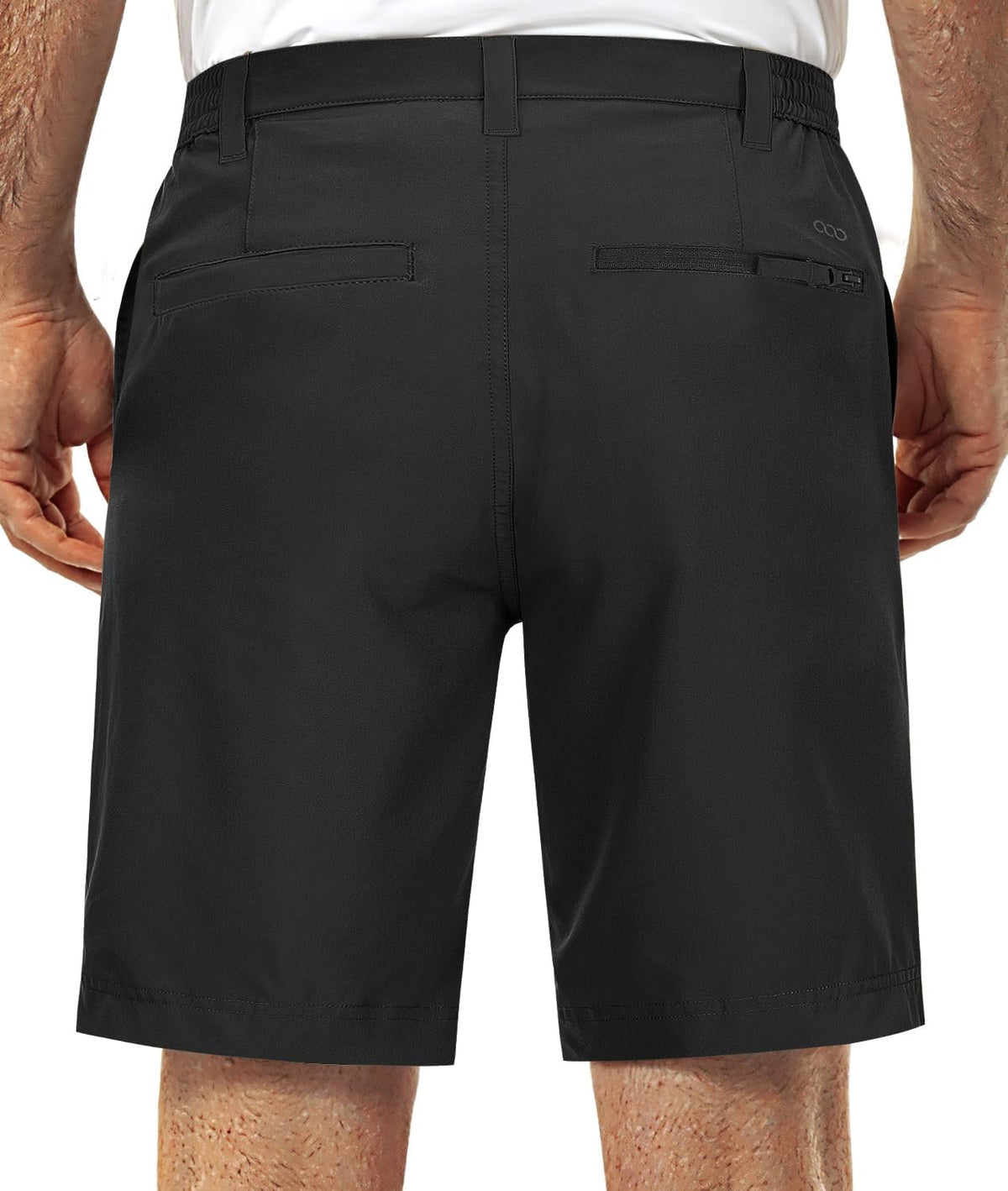 33,000ft Men's Golf Shorts - Quick Dry, Elastic Waist, Classic Fit | 9-Inch Inseam for Comfort