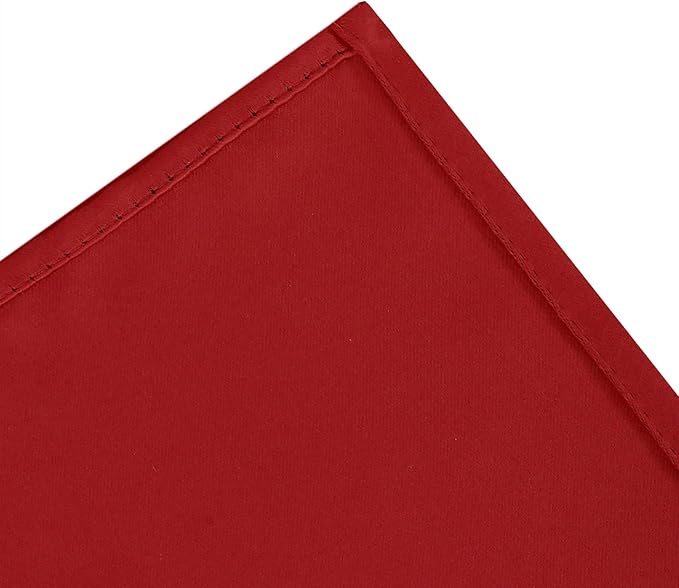 LEMOMO Blackout Curtains 52 x 90 Inch Long Bright Red Curtains Set of 2 Panels