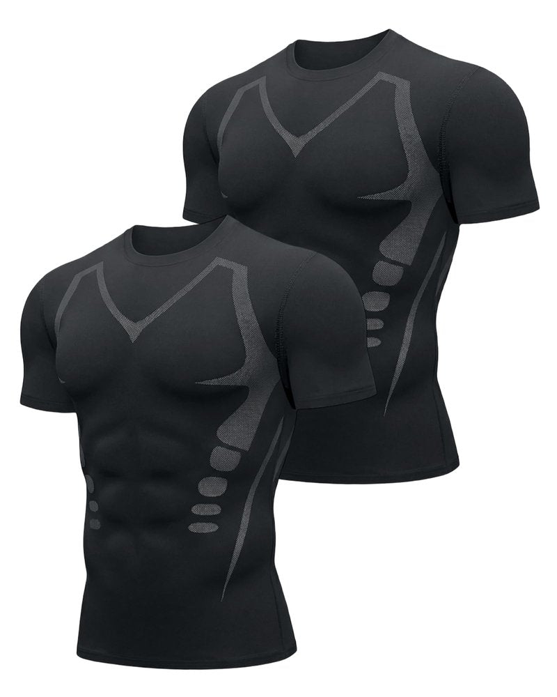 TEEPIRE Workout Shirts for Men, Quick Dry Athletic T-Shirt for Gym Running, Short Sleeve Moisture Wicking Athletic Shirts Tee