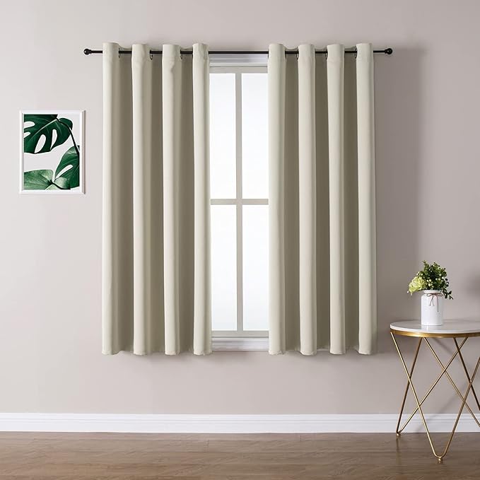 ChrisDowa Grommet Room Darkening Curtains