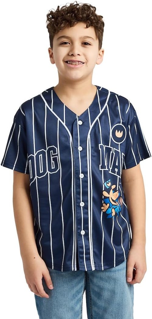 Dog Man 16 | Boy's 2-Pack Baseball Jersey and Tee Set - Fun & Stylish Playwear