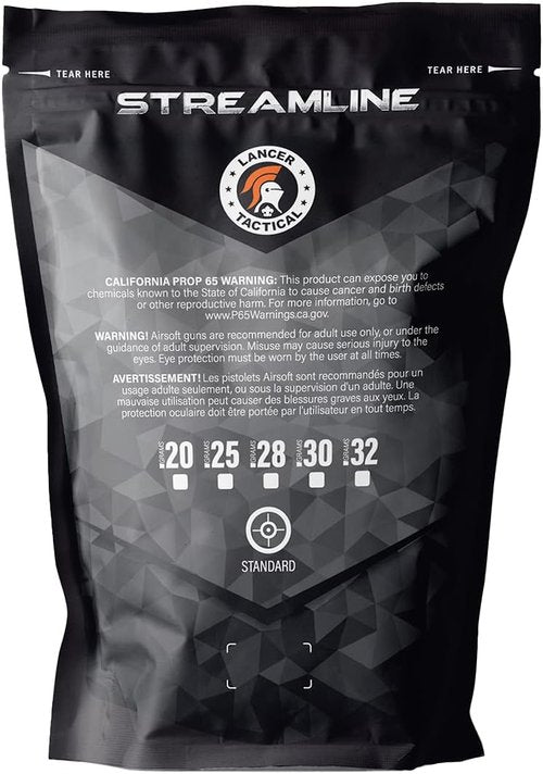 Lancer Tactical Airsoft BBs - Competition Grade 0.20g to 0.32g | Premium Quality Made in Taiwan