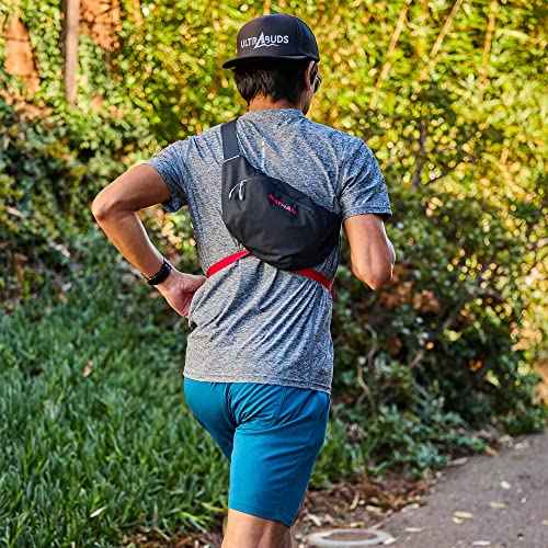 Nathan Limitless 2L Hydration Sling, Two Side Pockets & Small Zipper Stash Pocket for Essential Storage, Breathable & Moisture Wicking¡¦