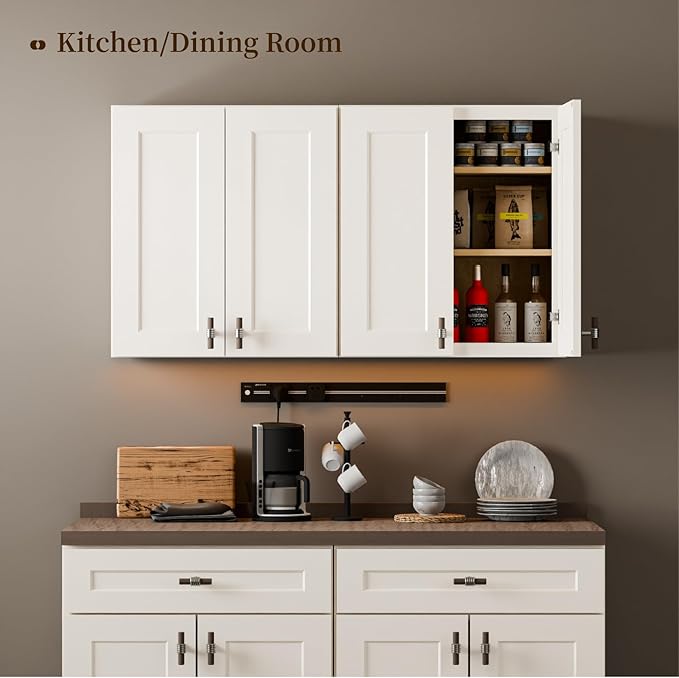Kisart Laundry Room Cabinets Wall Mounted