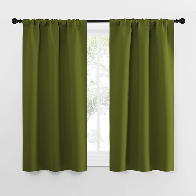 NICETOWN Kitchen Curtains, Short Blackout Curtains & Drapes, Thermal Insulated