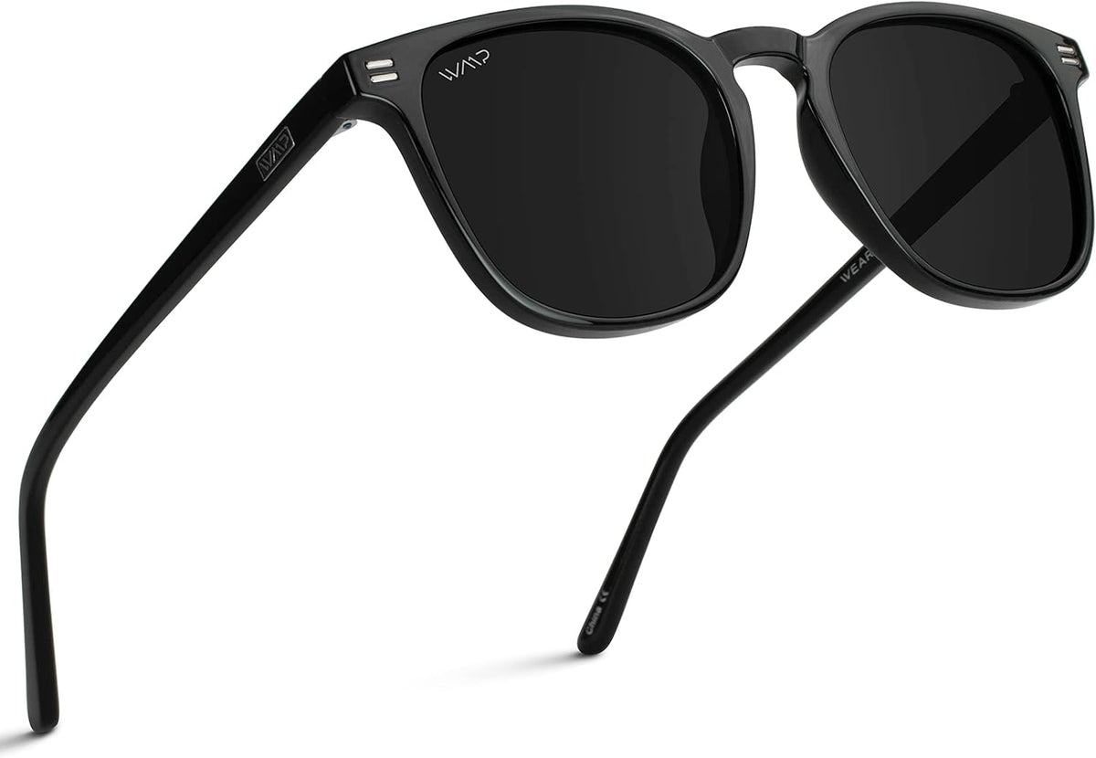 WearMe Pro WMP Eyewear - Men's Polarized Modern Rounded Square Sunglasses | UV Protection