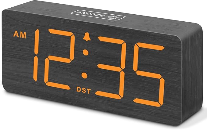 DreamSky Wooden Digital Alarm Clock