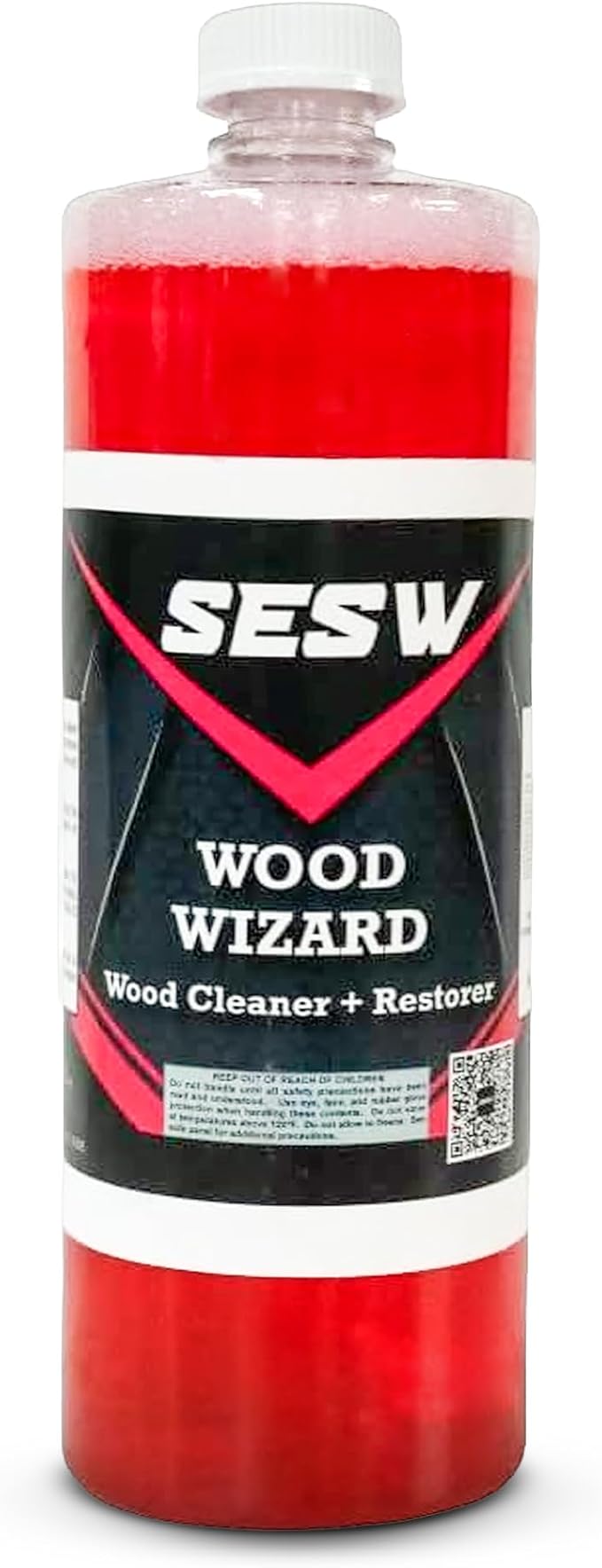 Southeast Softwash Wood Wizard | Heavy Duty Wood Floor Cleaner & Stain Remover | No-Bleach Wooden Floor Cleaner for Decks, Fences, & Docks | Odorless Concentrated Solution (1 Quart Bottle, 1 Pack)