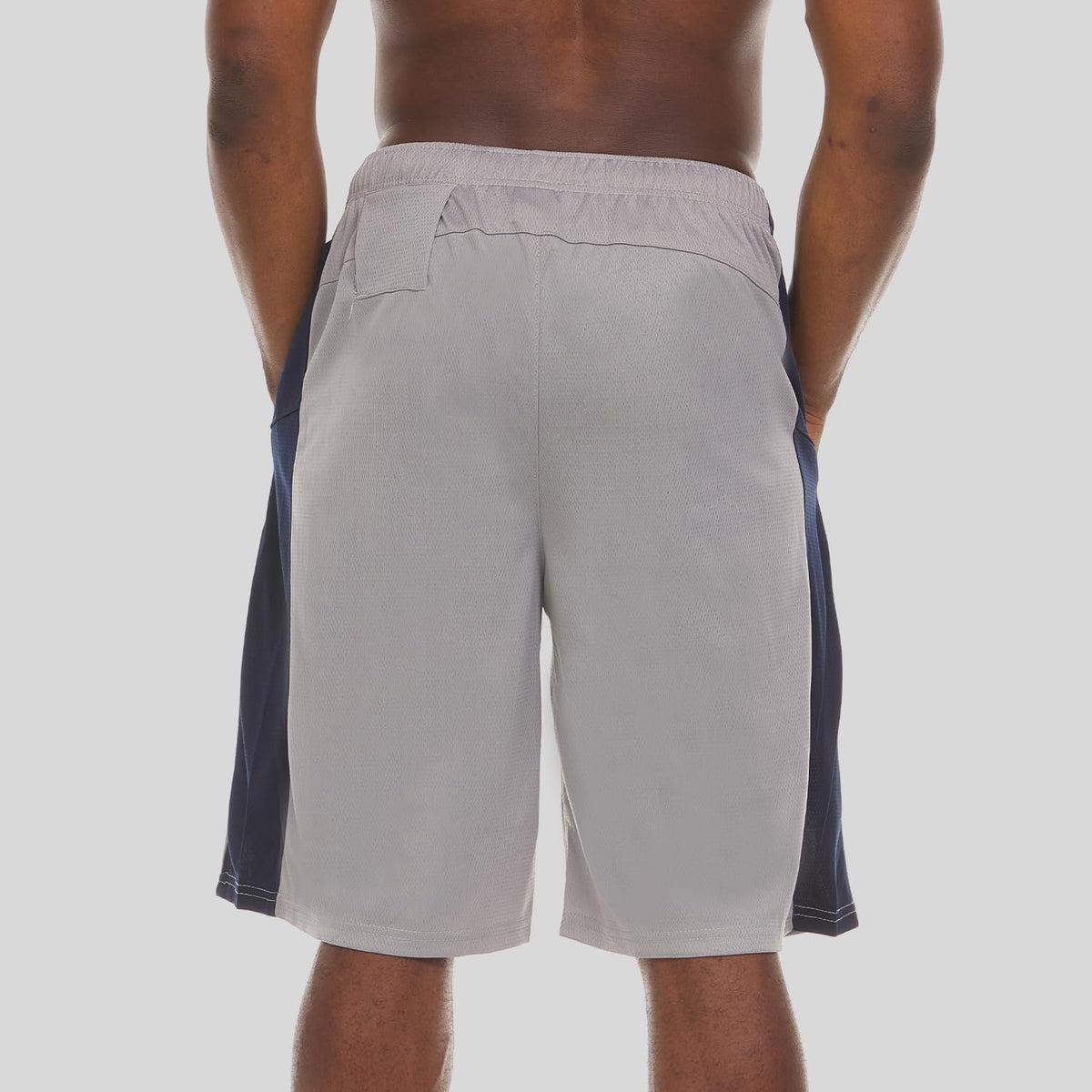 Essential Elements Men’s Athletic Shorts 4 Pack – Quick-Dry Moisture Wicking Basketball, Gym & Workout Shorts with Pockets