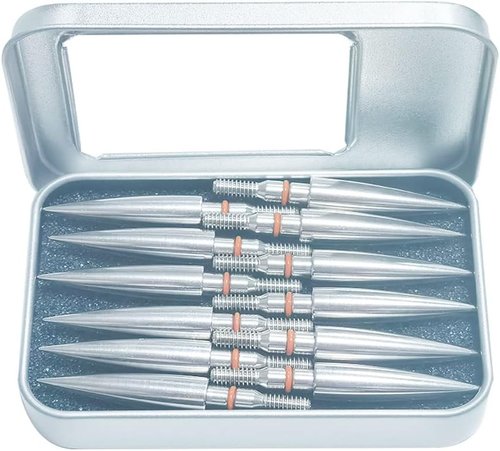Archery Field Points by [Brand Name] - Stainless Steel Practice Tips for Recurve & Compound Bows | 100-300 Grains
