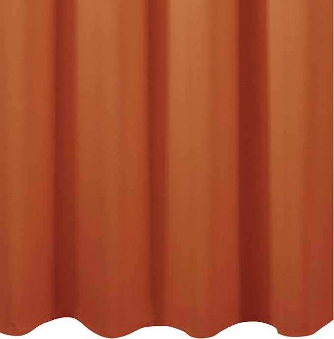 LEMOMO Blackout Curtains 52 x 95 inch/Orange Curtains Set of 2 Panels/Thermal