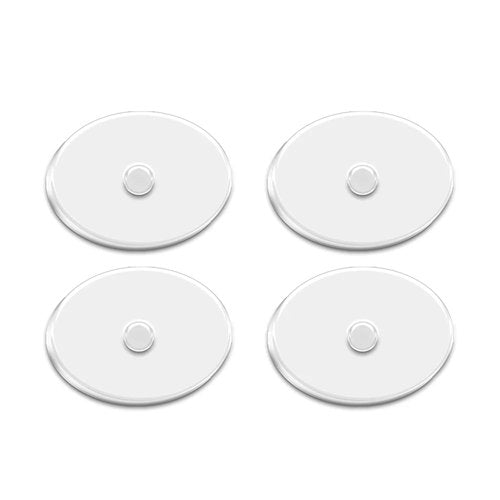 BibBoards BibSNAPS Clear Race Bib Clips - Secure Fasteners for Running & Cycling - Easy to Use, Non-Magnetic (4 Pack)