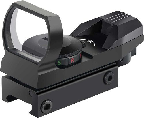 Beileshi Reflex Sight - Adjustable 4 Reticle Styles & 5 Brightness Settings | 20mm Rail Mount