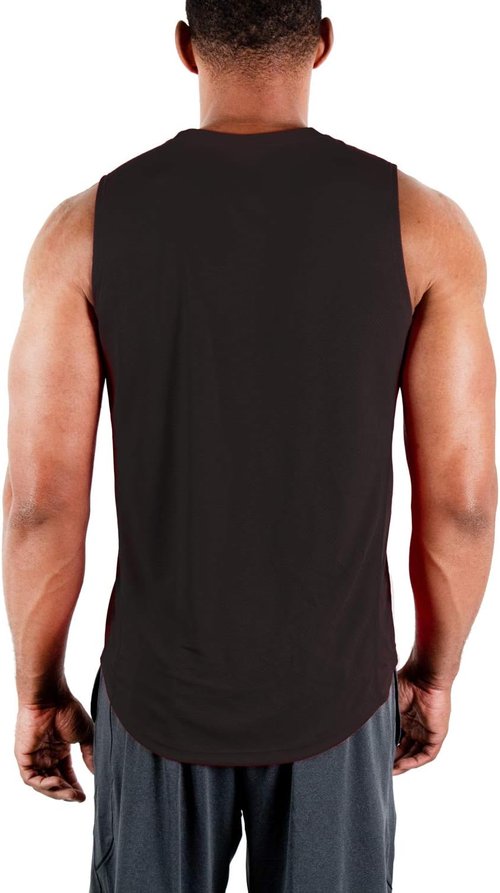 DEVOPS Men's Muscle Tank Tops - 3 Pack Dry Fit Sleeveless Shirts for Gym, Workout & Running