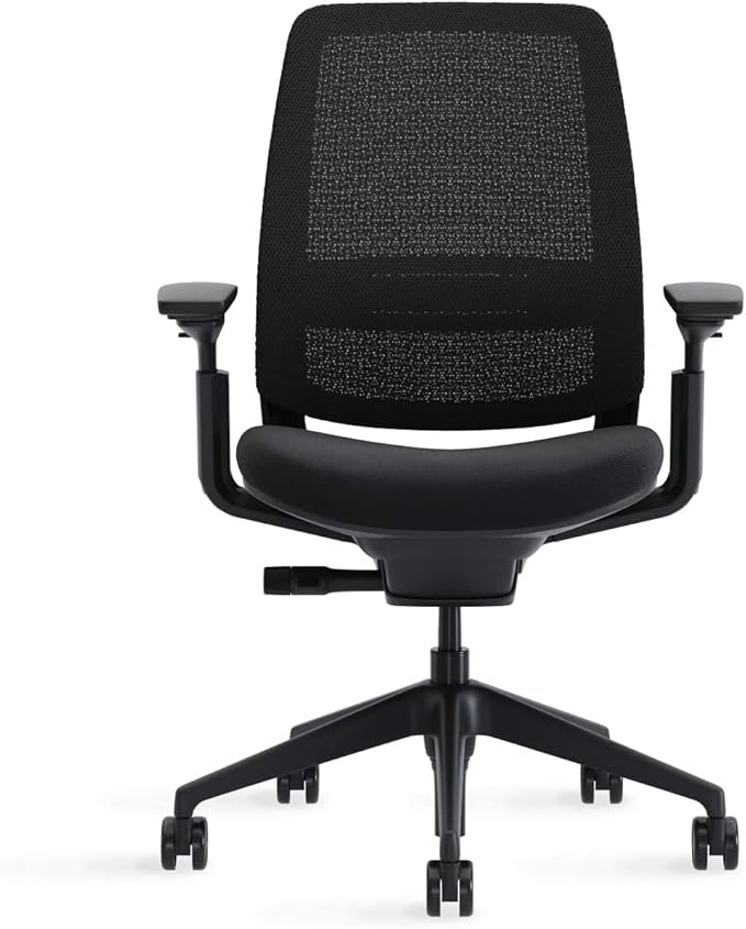 Steelcase Series 2 Office Chair, Graphite Frame, Cogent Connect Royal Blue, Hard Floor Casters