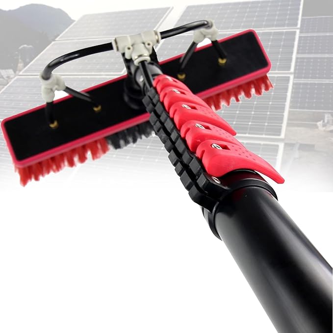 Water Fed Telescopic Brush,Extendable Solar Panel Roof Cleaning Tools,Photovoltaic Panel Cleaning,Conservatory Roof Cleaner,for Photovoltaic Panel Cleaning 35cm-6m/20FT