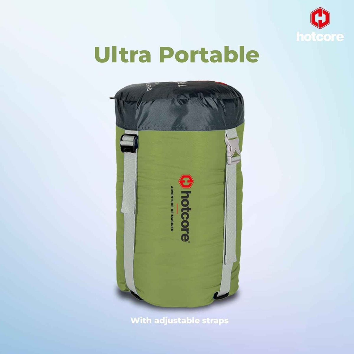 R Series Lightweight Compact Sleeping Bag - Multi-Season, 44°F to -22°F, 90” x 34”
