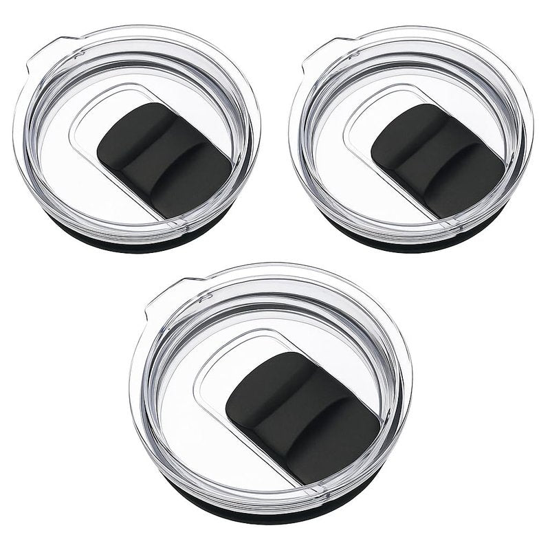 3 Pack 20 oz Tumbler Lid for Yeti，Magnetic Slider Replacement Lids Compatible with YETI 20 oz Tumbler, 10/24 oz Mug and 10 oz Lowball，Spill Proof Cup Lids Covers，BPA Free
