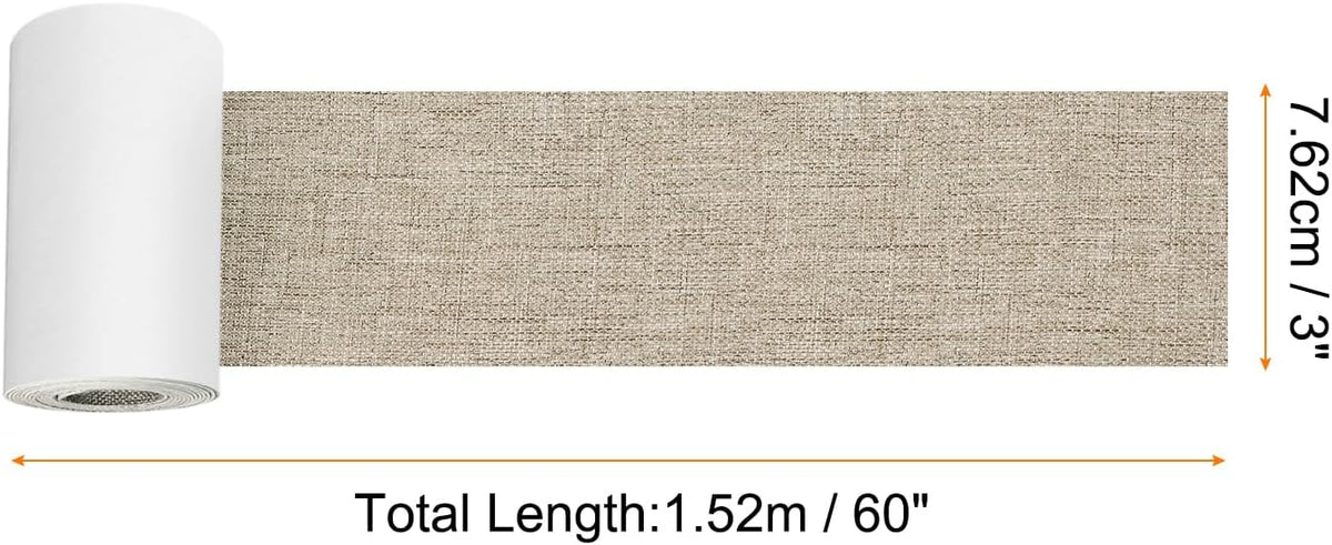 Repair Patches Repair Tape Self-Adhesive DIY Repair Patch Linen Gear Patch for Sofa, Furniture, Chair, Clothing,Tents,3x60 Inch,Light Coffee