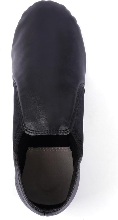 Linodes Unisex Jazz Shoes - PU Leather Slip-On Dance Footwear for Men & Women | Comfortable Fit