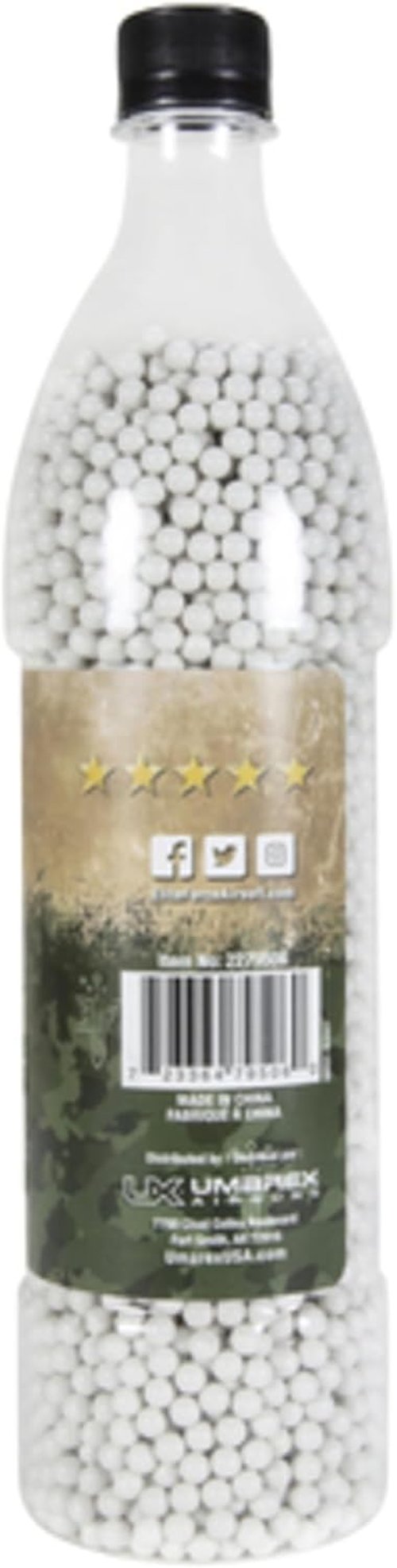Elite Force Premium 6mm Airsoft BBs - .25 Gram, 2700 Count for Ultimate Precision