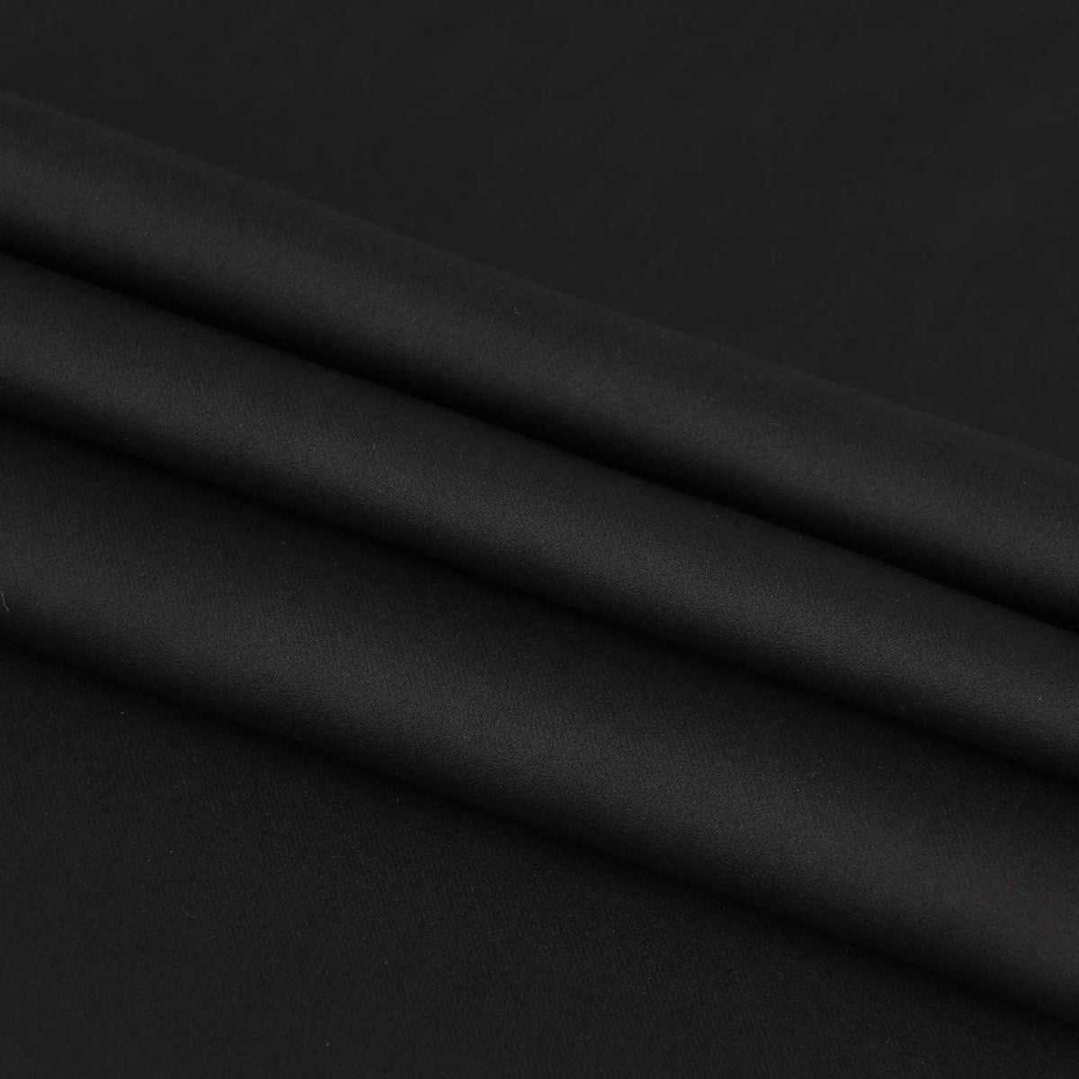 DWCN French Door Curtains – Rod Pocket Thermal Blackout Curtain for Doors with Glass Window, Kitchen and Patio Doors for Privacy, 25 X 80 Inches Long, 1 Curtain Panel with Tieback, Black