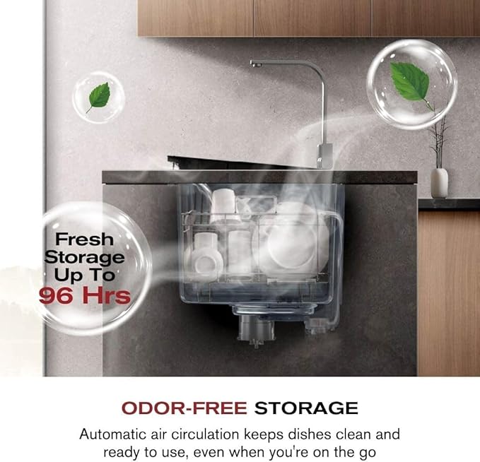 FOTILE SD2F-P5L 3-in-1 In-Sink Dishwasher & Kitchen Sink Combo with 360° Cleaning, Produce Wash, Child Lock, Energy Efficient for Space-Saving Hygienic Kitchen Solutions (Dishwasher on the Left)