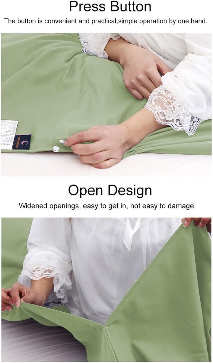 Sleeping Bag Liner Travel Sheets for Hotel Camping Sheets Travel Bed Sheets for Hotel Lightweight Single &Double Compact Sleeping Bag Sack Breathable Travel Sleeping Bag for Hotels Adult Compact Sacks