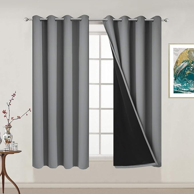 Yakamok Thermal Insulated 100% Blackout Curtains