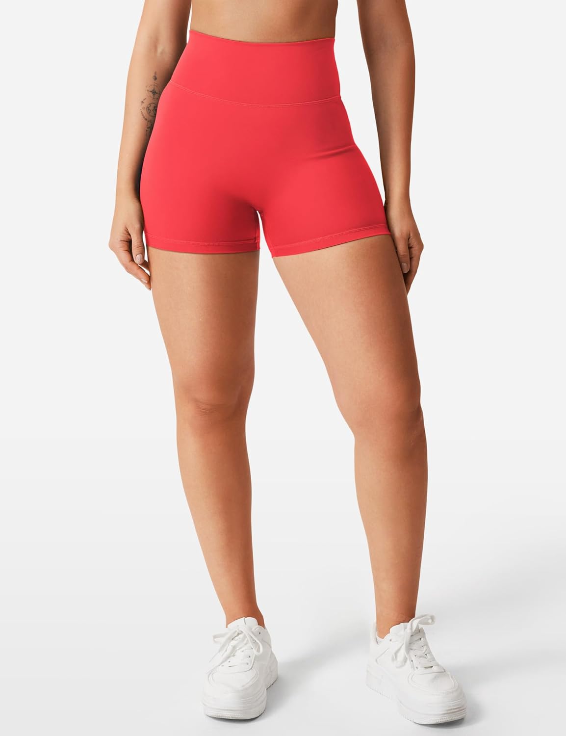YEOREO Women's Biker Shorts - High Waist Tummy Control for Workout | 3.6", 4.5", 6" Options