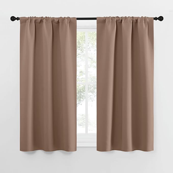 NICETOWN RV Blackout Curtains for Camper Windows, Window Treatment Thermal