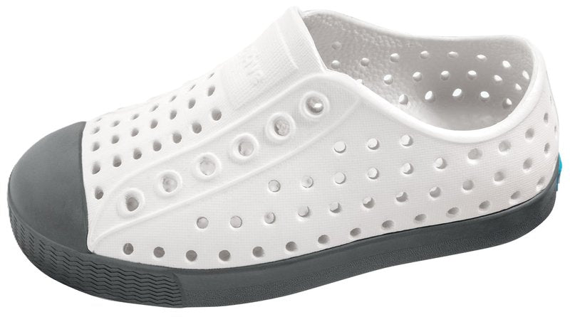 Native Shoes Unisex-Kids Jefferson Sneakers, Cloud Grey/Dublin Grey, 4 Big Kid