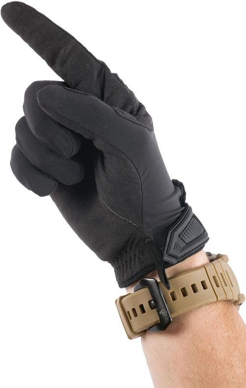 First Tactical Slash Patrol Gloves - Durable Protection for Tactical Operations | Black, Size M-XL