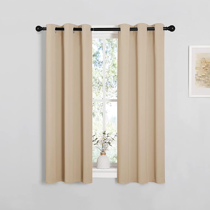 NICETOWN Room Darkening Curtain Panels