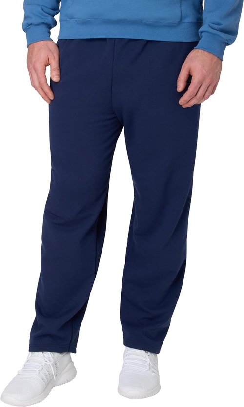 Hanes EcoSmart Men's Sweatpants - Comfortable Athletic Lounge Pants with Pockets | Fleece, Open Hem