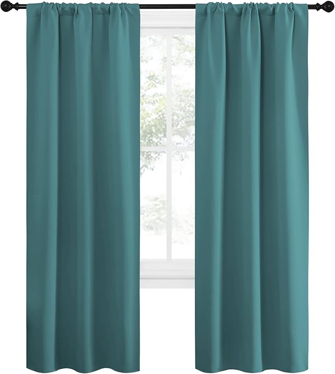 NICETOWN Blackout Curtains for Living Curtains, Three Pass Microfiber Noise