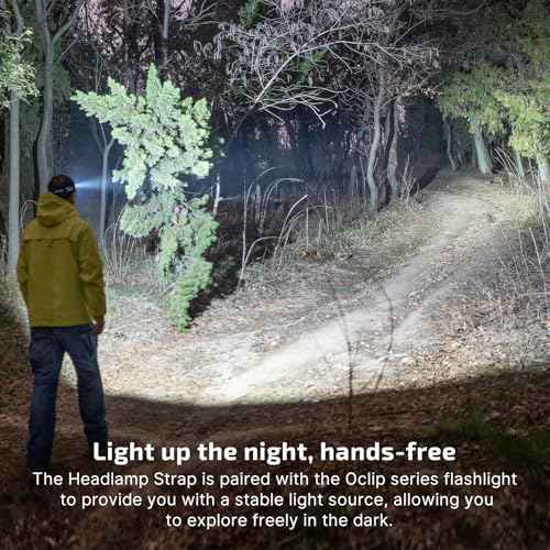 OLIGHT Oclip Series Headlamp Strap, Rotating Light Holder That Supports 160 Degree Rotation, Nylon Strap, Only Compatible with Oclip/OclipPro/OclipUltra