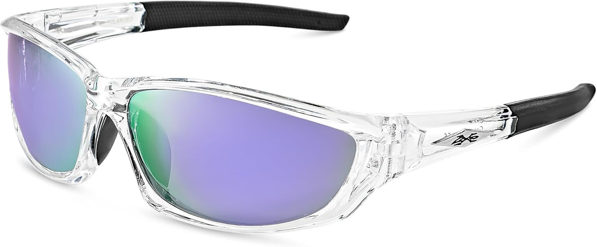 Polarized Sports Sunglasses for Men - UV400 Protection for Baseball, Running, Cycling & Golf
