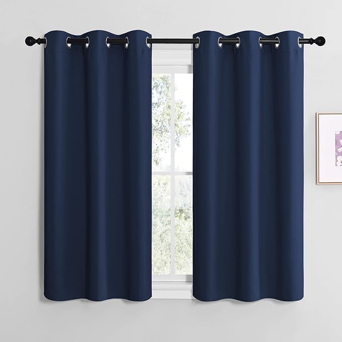 NICETOWN Blackout Curtain Panels, Window Treatment Energy Saving Thermal