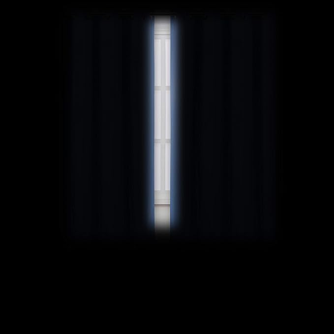 LEMOMO Sky Blue Thermal Blackout Curtains/52 x 72 Inch/Set of 2 Panels Room