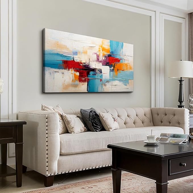 hyidecorart Large Wall Art For Living Room Canvas Wall Decor For Bedroom Minimalism Abstract Wall Paintings Office Decorations Modern Wall Pictures Canvas Artwork Home Decor Ready to Hang 60X30in