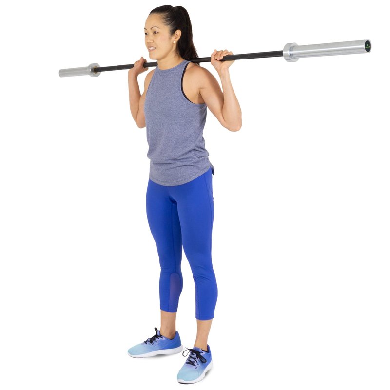 ProsourceFit Olympic Barbell Multipurpose Weight Lifting Bar, 160k PSI, Womens