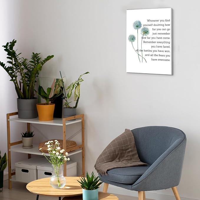 Motivational Quotes Wall Art Decor, Inspirational Graduation Decor Gift
