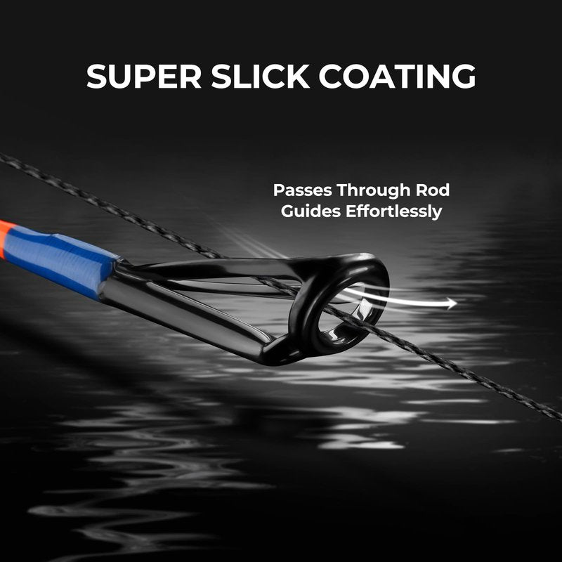 KastKing Superpower Braided Fishing Line, Black, 30LB, 500+47 Yds