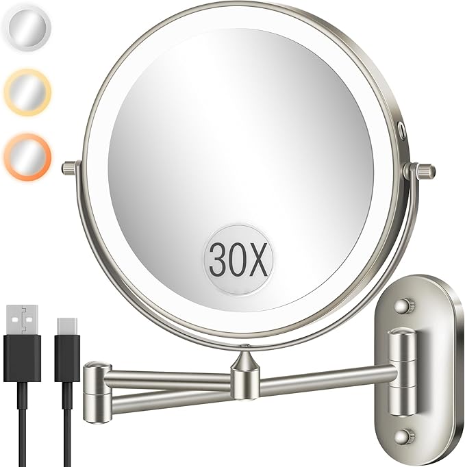 Wall Mounted Makeup Mirror