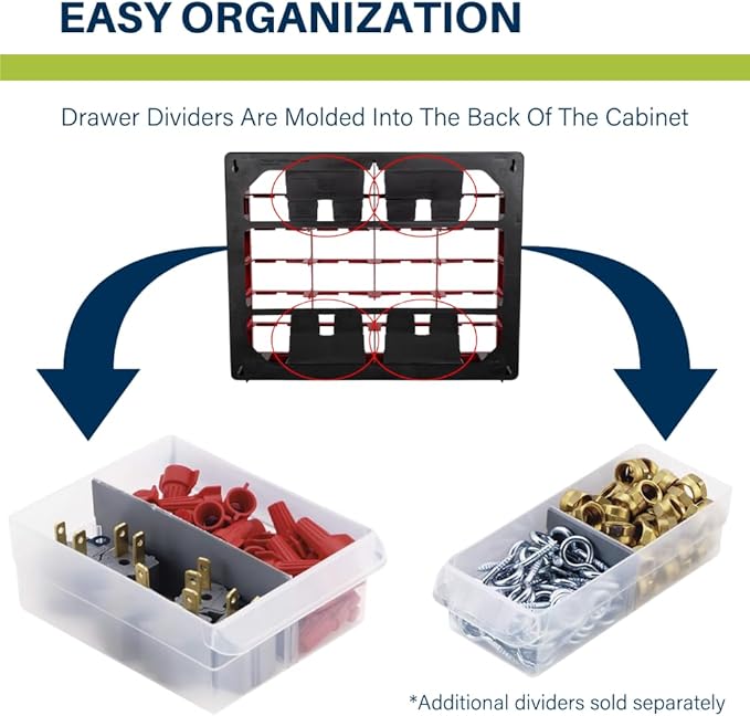 Akro-Mils 44-Drawer Plastic Drawer Storage Cabinet