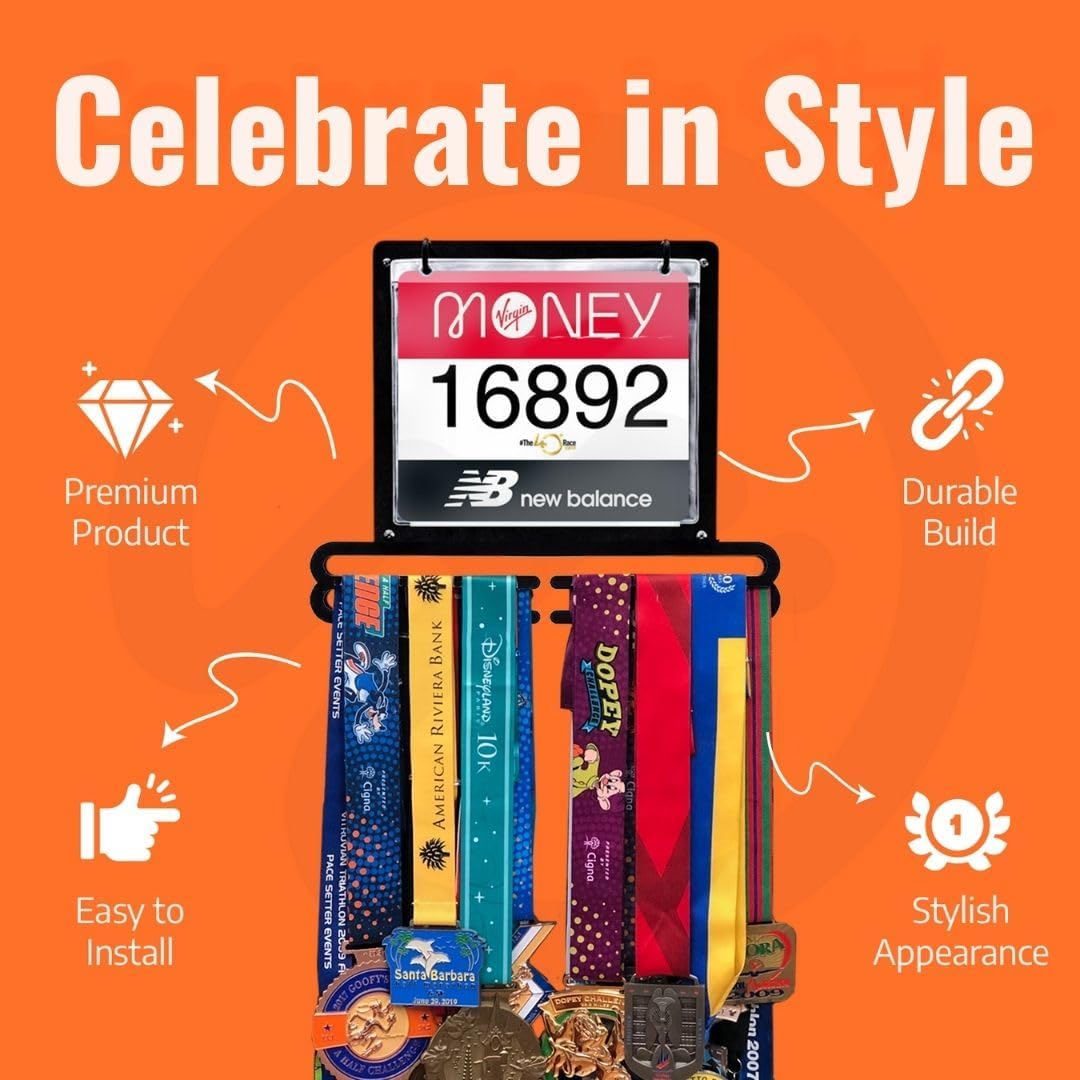 Single and Double Medal Hanger Display